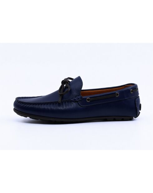 Mocassins en cuir Nolavi bleus