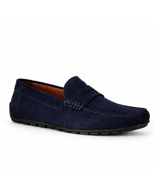 Mocassins en cuir Serita bleus