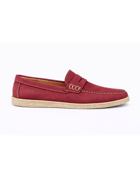 Mocassins en cuir Nasuri bourgogne