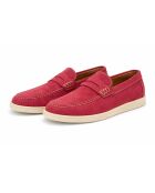 Mocassini Nasuri in pelle bordeaux