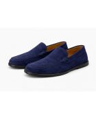 Mocassins en cuir Samela bleus