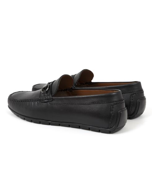 Mocassins en cuir Itama noirs