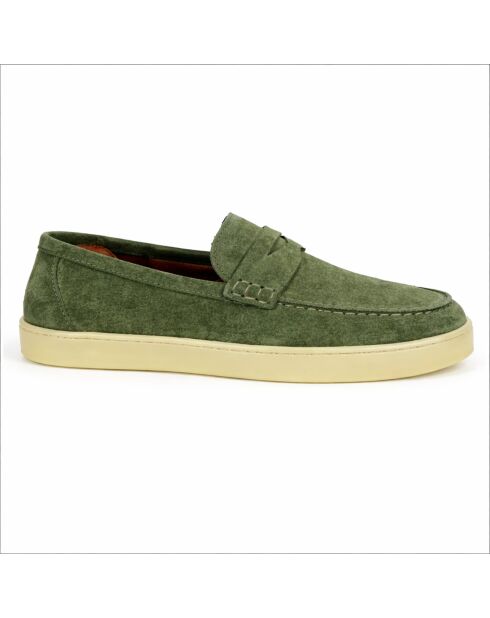 Mocassins en cuir Savora verts