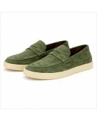Mocassins en cuir Savora verts