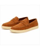 Mocassins en cuir Savora brun clair