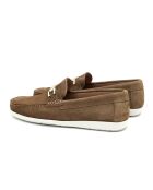 Hellbraune Bootsschuhe aus Leder von Sentage