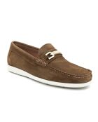 Hellbraune Bootsschuhe aus Leder von Sentage