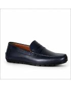 Mocassins en cuir Narita bleus