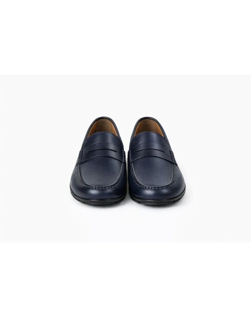 Mocassins en cuir Narita bleus