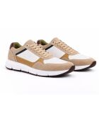 Baskets en cuir Sintero beige