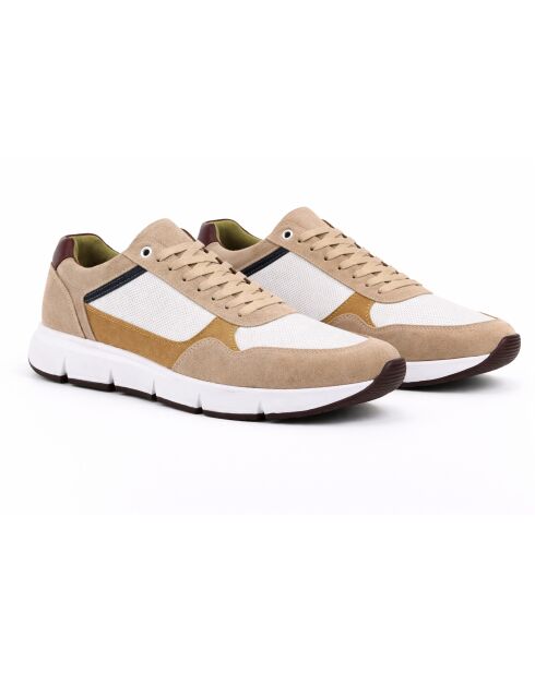 Baskets en cuir Sintero beige