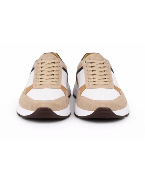 Baskets en cuir Sintero beige