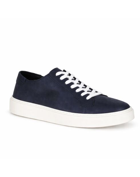 Zapatillas azules de piel Tesana