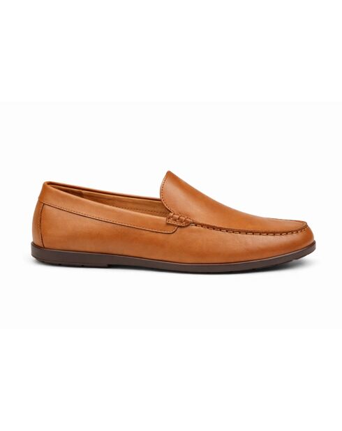 Mocassins en cuir Daconi brun clair