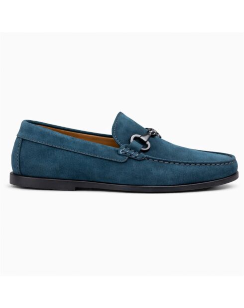 Mocassins en cuir Sadora bleus