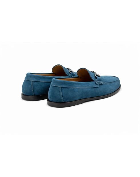 Mocassins en cuir Sadora bleus
