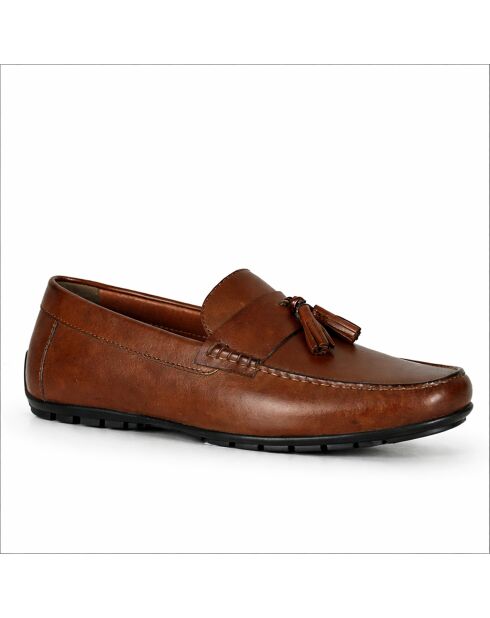 Mocassins en cuir Sutelo brun