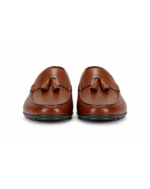 Mocassins en cuir Sutelo brun