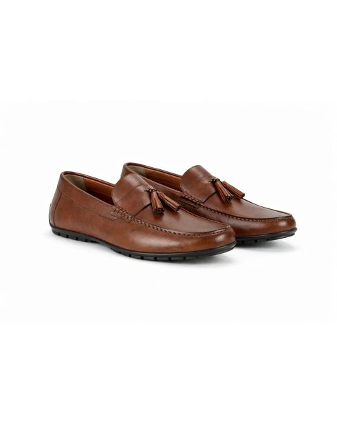 Mocassins en cuir Sutelo brun