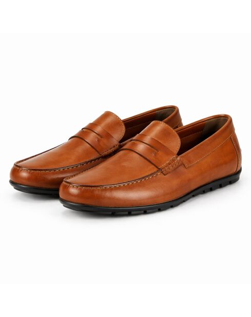 Mocassins en cuir Narita brun clair