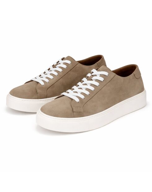 Baskets en cuir Nesana brun clair