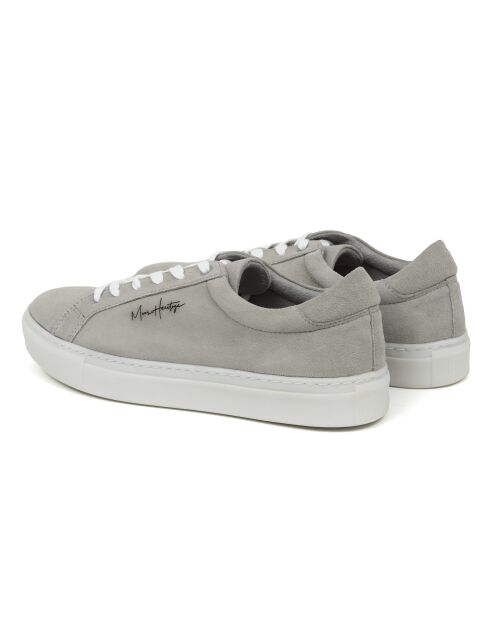 Grijze leren sneakers Denia