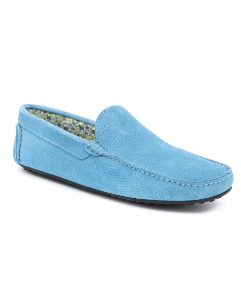 Mocassins en cuir Semisa bleus