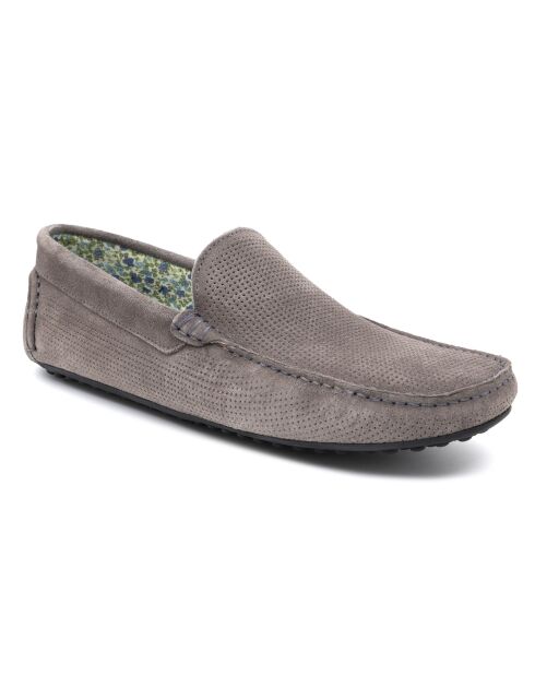 Mocassins en cuir Semisa gris