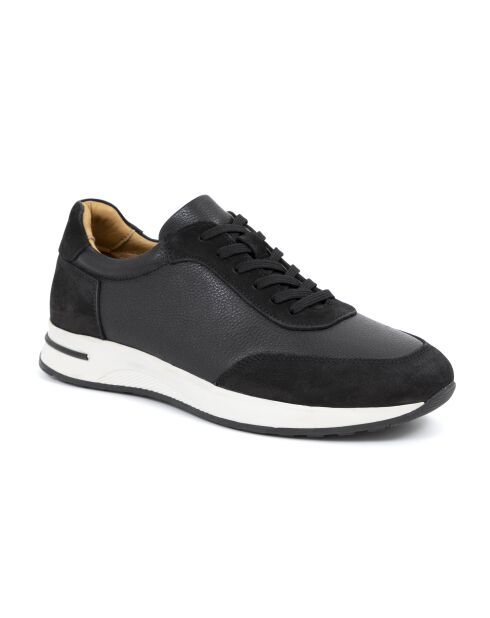 Zapatillas deportivas de piel negra Kadem