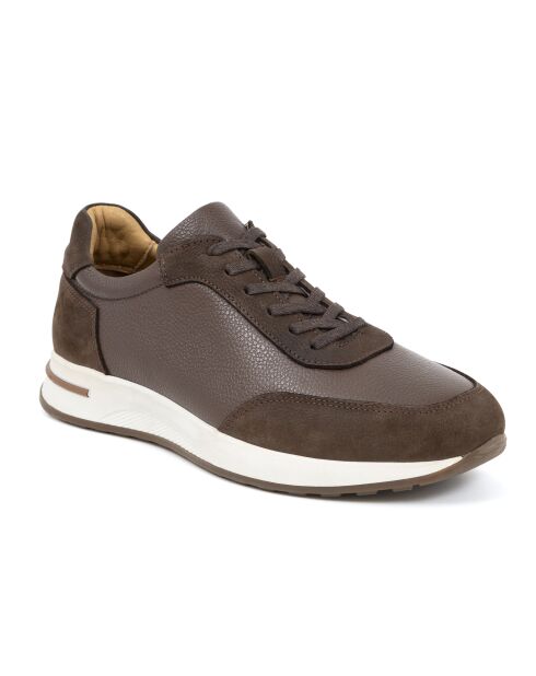 Zapatillas deportivas Kadem de piel marrón claro
