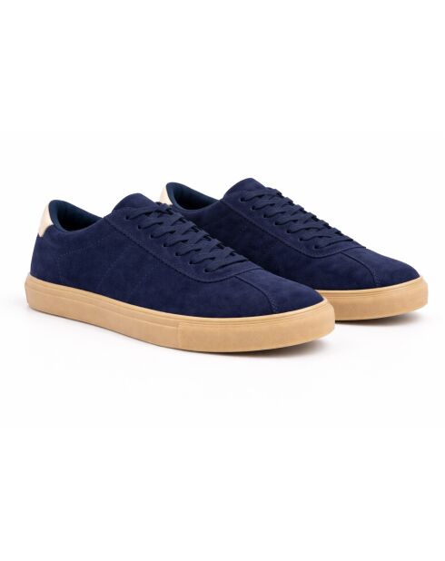 Zapatillas Selante de piel azul
