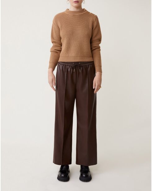 Pantaloni Johan choco