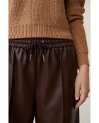 Pantaloni Johan choco
