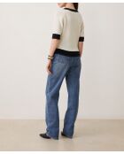 Cremefarbener Paciva-Wollpullover