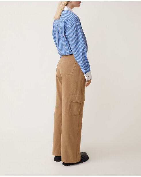 Pantalones Joel Camel de algodón