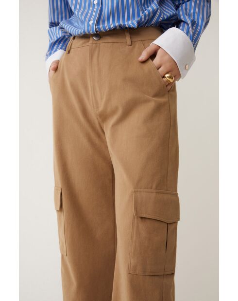Pantalon en coton Joel camel