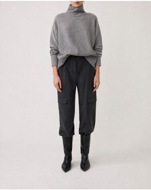 Lichtgrijze Palace sweater