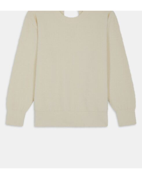 Cremefarbener Plamedi-Pullover