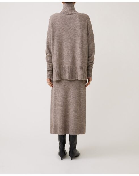Taupe trui Privat