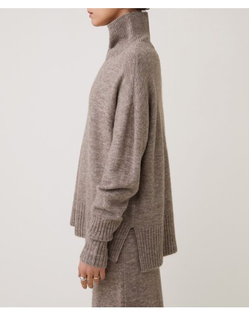 Taupe trui Privat