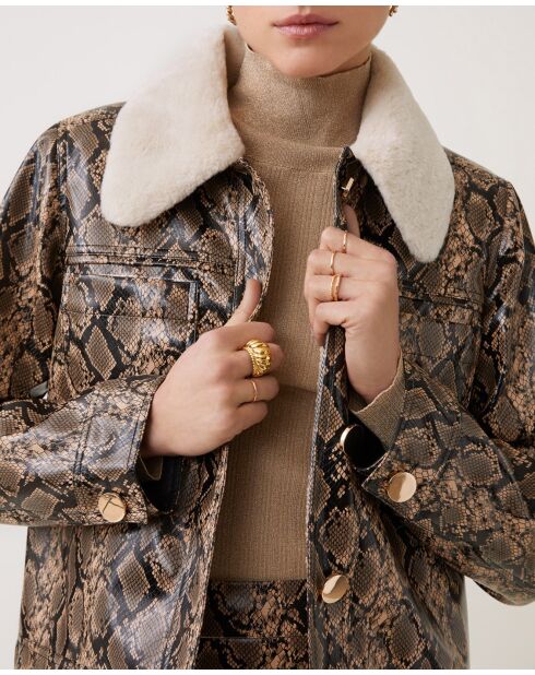 Cappotto Ecko taupe