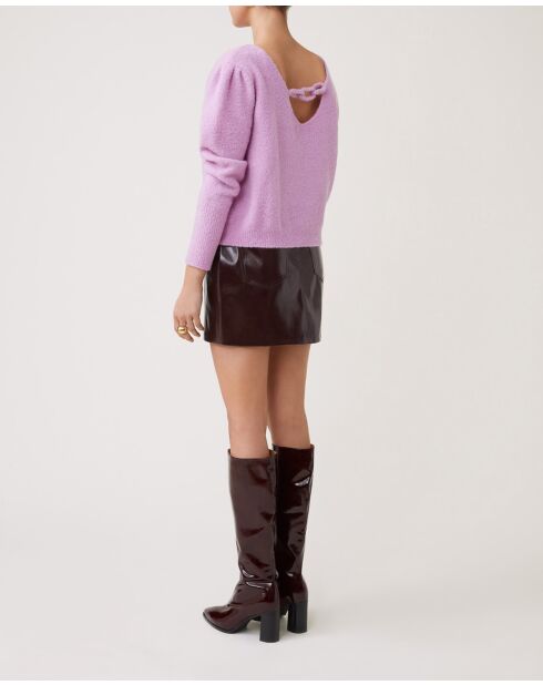 Jersey de lana malva Preige