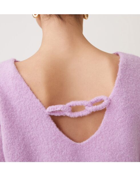 Jersey de lana malva Preige