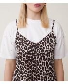 Beige jurk Celya