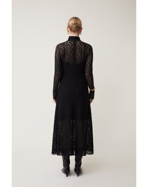 Vestido Ciara de algodón negro