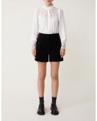 Shorts neri in cotone Billy