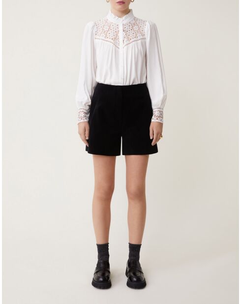 Shorts neri in cotone Billy