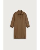 Camelfarbenes Baumwollkleid Camy