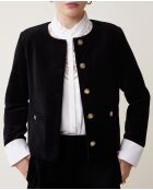 Chaqueta Dallas de algodón negra