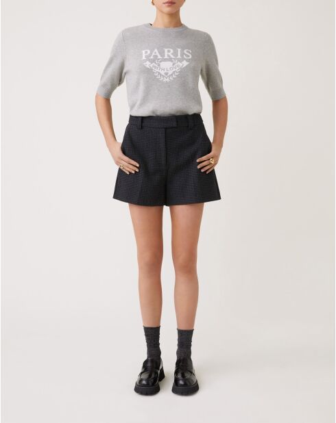 Pantalones cortos Bella de lana de carbono